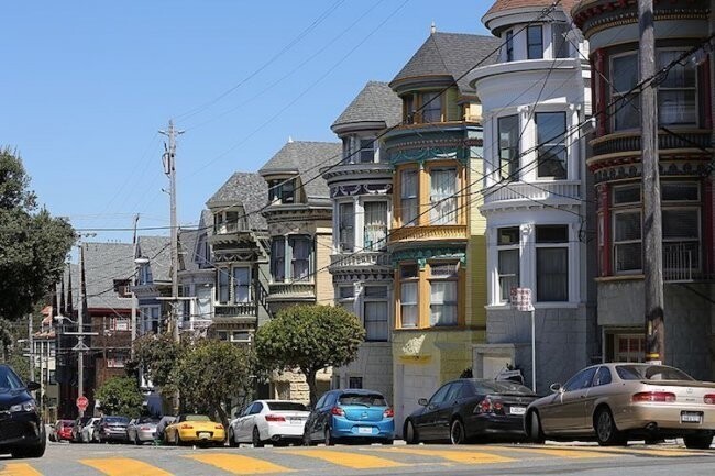 8. Архитектура в викторианском и эдвардском стилях (Сан-Франциско, штат Калифорния, США) 