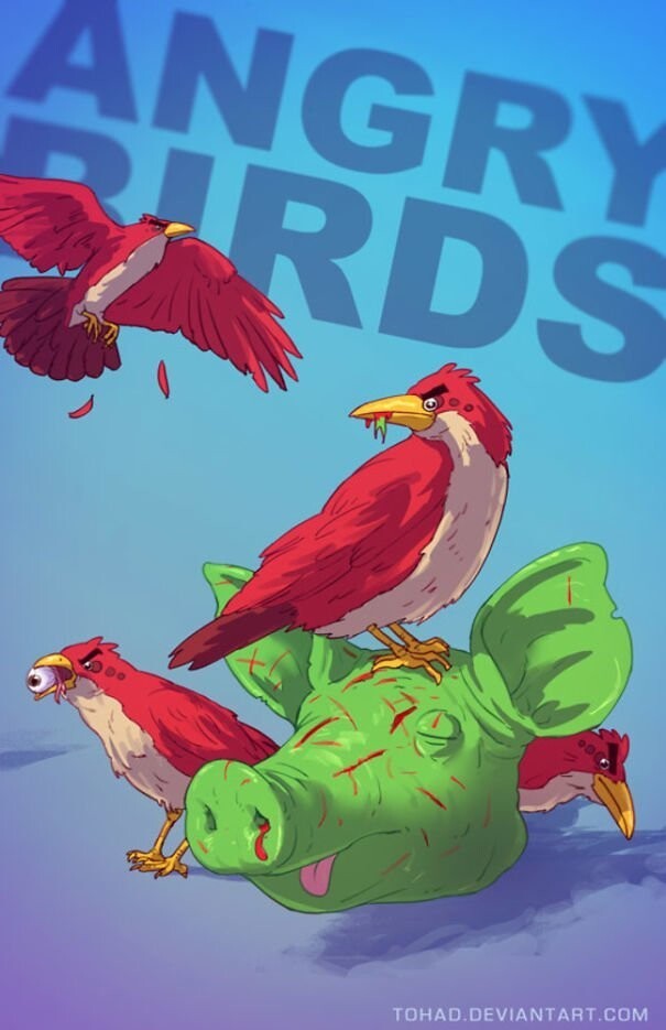 12. Злые птицы, Angry Birds