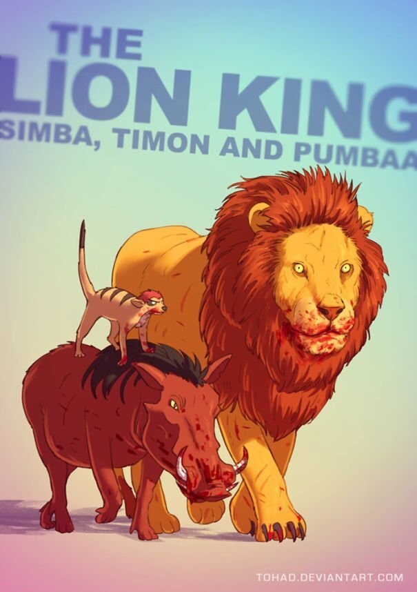 18. Симба, Тимон и Пумба, "Король-лев"
