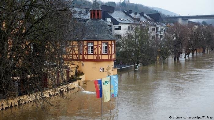 Германия под водой