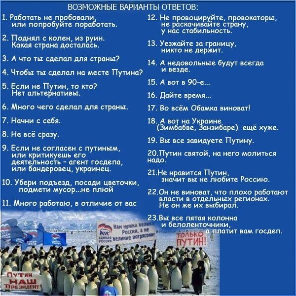 Кремлеботы (кремлетролли) на Фишках и других информационных ресурсах!!!