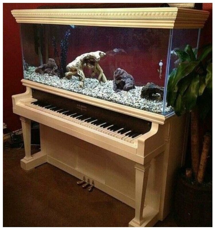 2. Пианино-аквариум