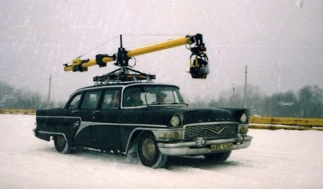 ГАЗ-13 "Чайка" переделанная в киносъёмочную машину