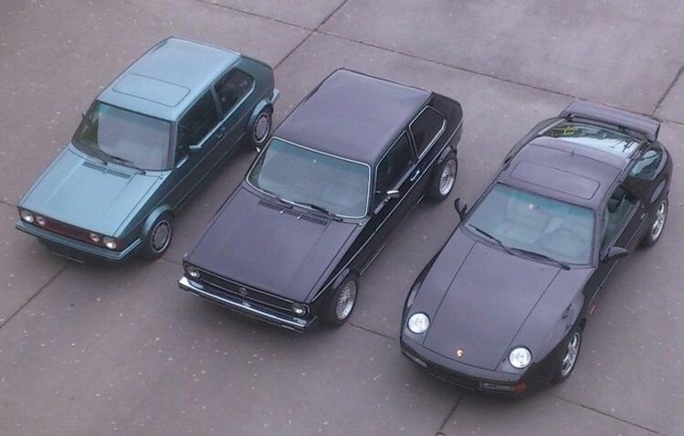 VW Golf, Golf 928 Artz и Porsche 928
