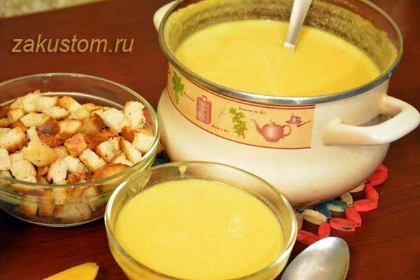 Тыквенный суп-пюре: простой рецепт