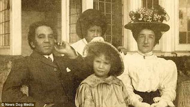 Сэмюэл Кольридж-Тейлор (британский композитор креольского происхождения), его жена Джесси Уолмисли и их дети
