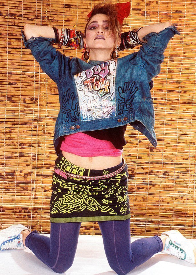 1980-е: всё на Мадонне в этой фотографии