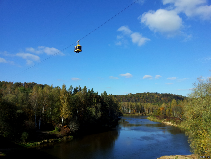 Осень в Латвии, город Сигулда