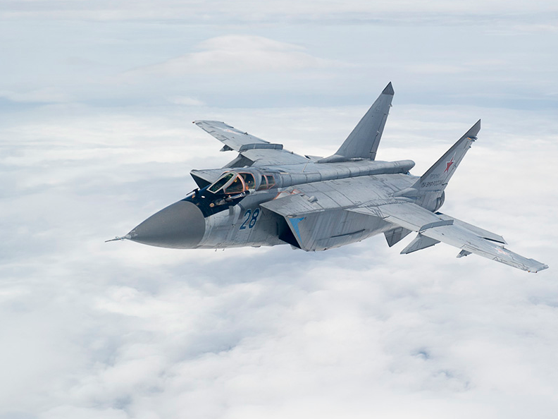 Новый МиГ-31БМ разогнали до 3400 км/ч