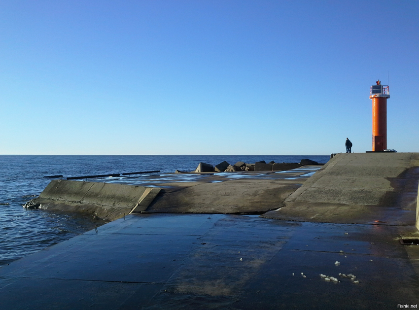 Балтийское море зимой, Латвия, Мангальсала