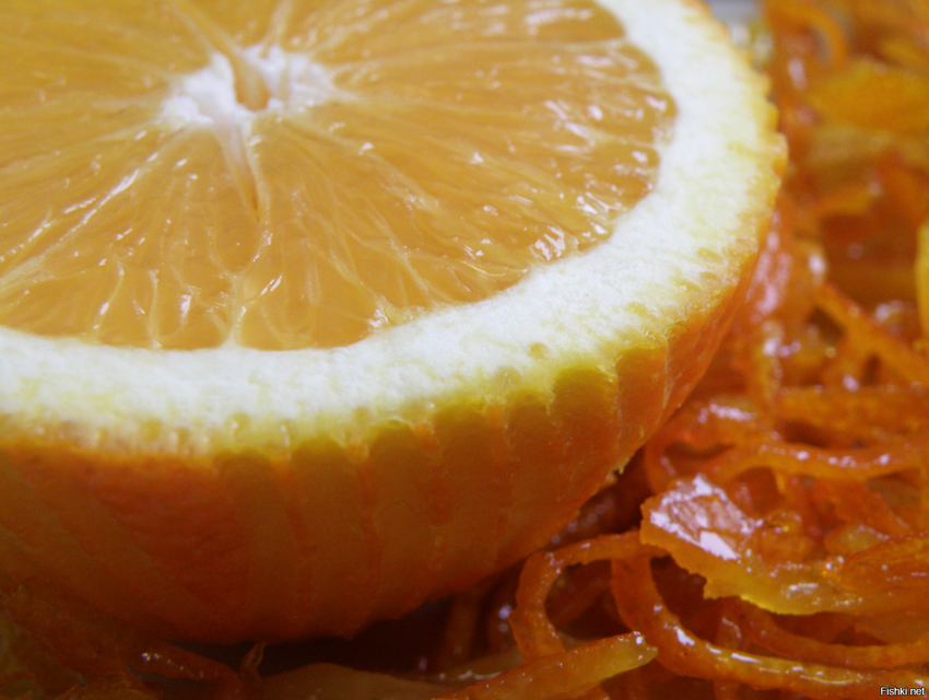 Цукаты из лимонных и апельсиновых корочек