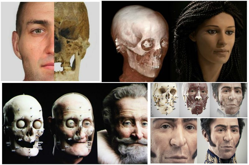 Жуткое прошлое и лица, проявляющиеся с помощью антропологической реконструкции
