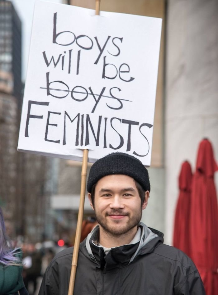 "Мальчики не останутся просто мальчиками - они станут феминистами!"