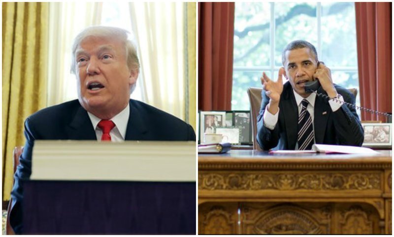Трампа критикуют за фотографию его рабочего стола: "Не похоже, что за этим столом работают"