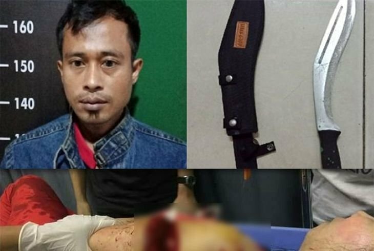 Недовольный клиент магазина порубил продавщицу в Индонезии