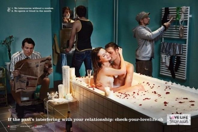 15 потрясающих шедевров рекламы безопасного секса