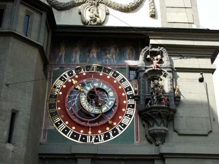 7. Часы Колокольни Цитглоггетурм, Бёрн (Швейцария) 