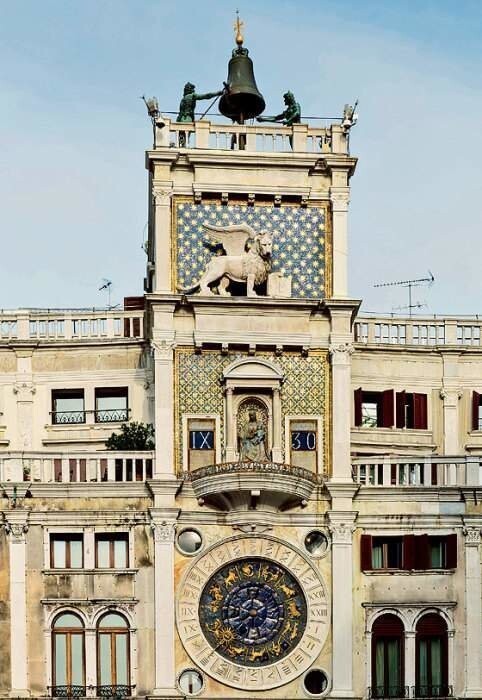 16. Часовая башня собора Сан-Марко, Венеция (Италия) 