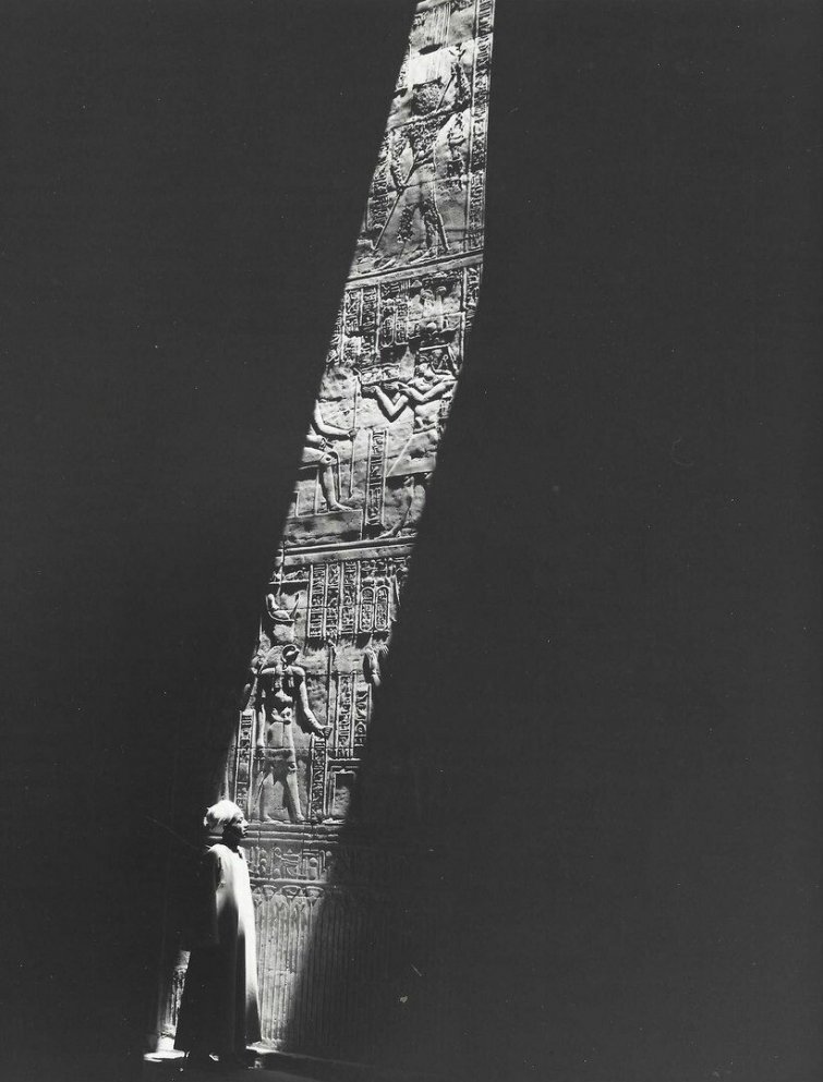 Рельеф в египетском храме. Египет, 1968 год