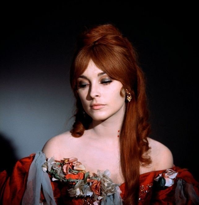 Шерон Тейт, на съемках фильма "Бал вампиров", 1966 год.