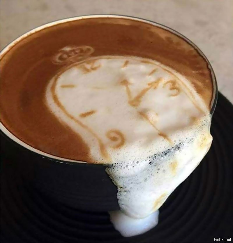 Кофе в стиле Дали