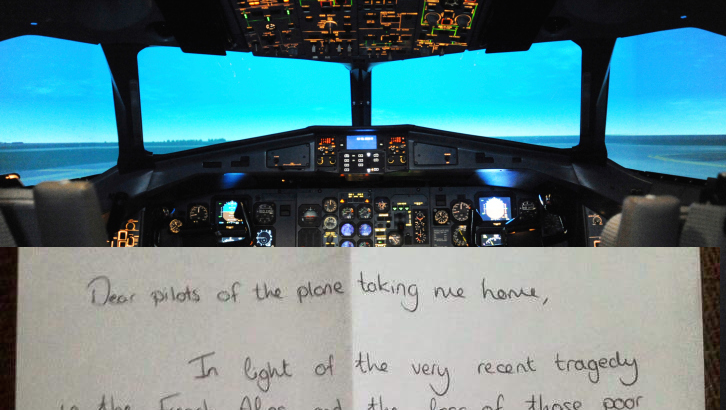 «Это мой последний полёт». Пилот написал пассажирам письмо