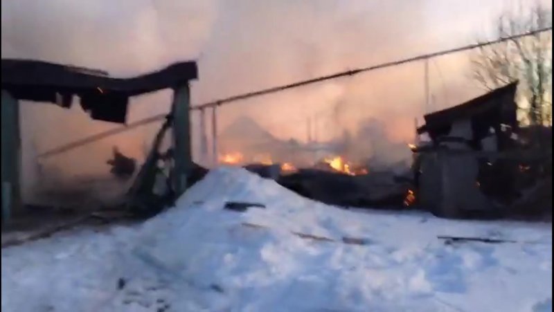 В Свердловской области сгорел дом Ельцина 