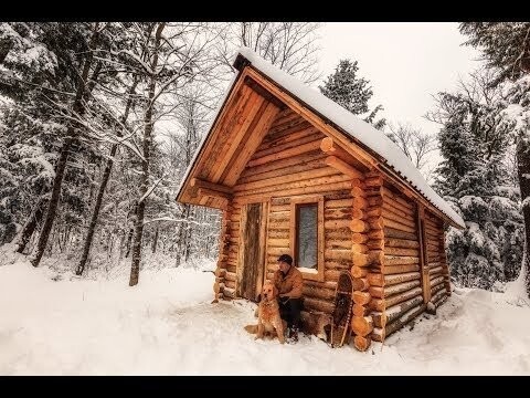 Канадец устал от ипотеки и собственноручно построил дом в лесу 