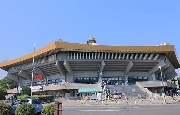 "Ниппон Будокан", арена для соревнований по дзюдо, Токио, Япония, 1964 г