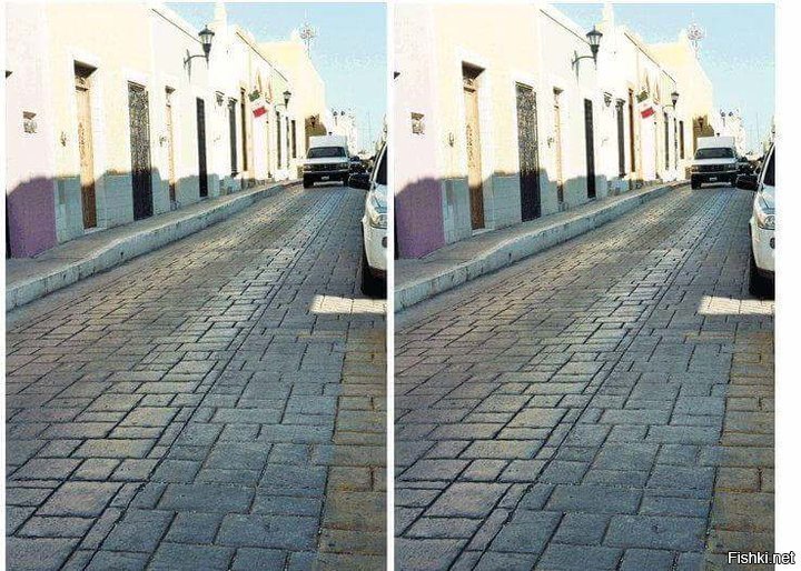 Фотографии слева и справа абсолютно идентичны