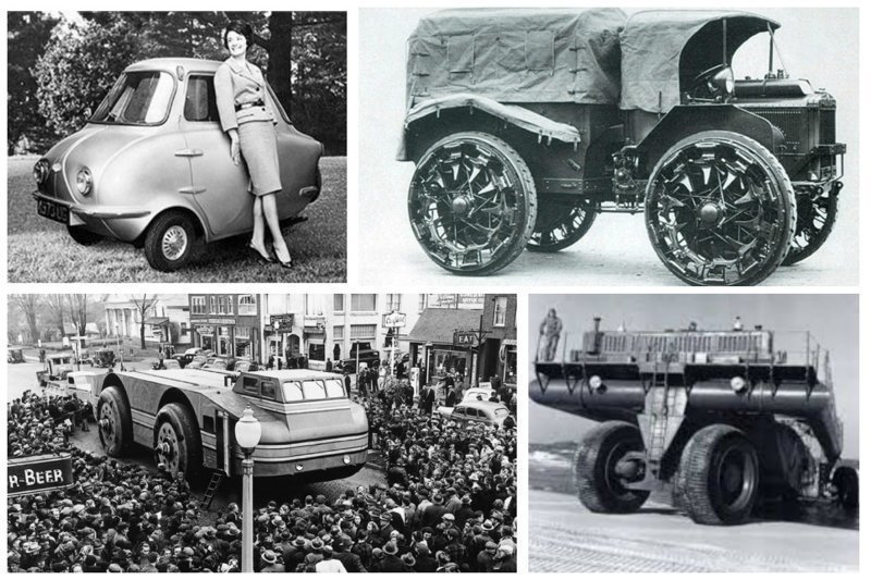 Невероятные авто-агрегаты из прошлого