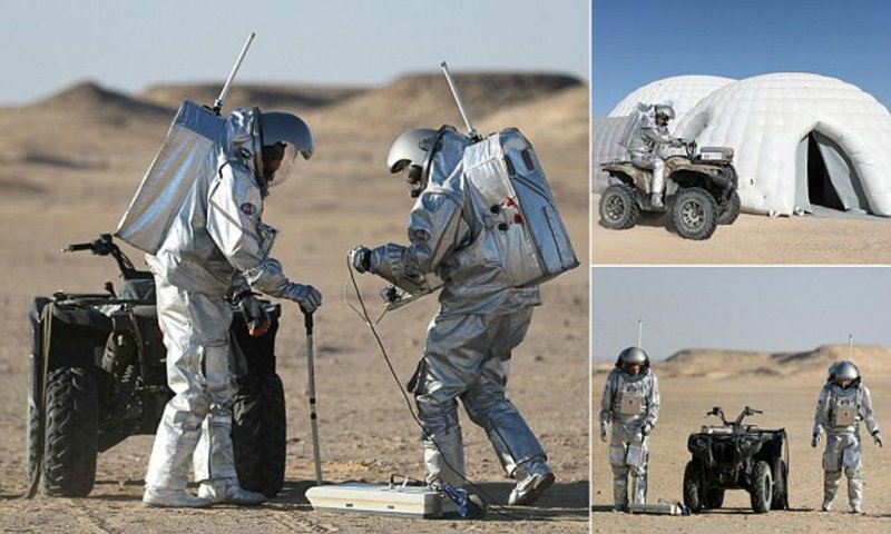 В пустыне на Среднем Востоке идёт эксперимент по симуляции жизни на Марсе