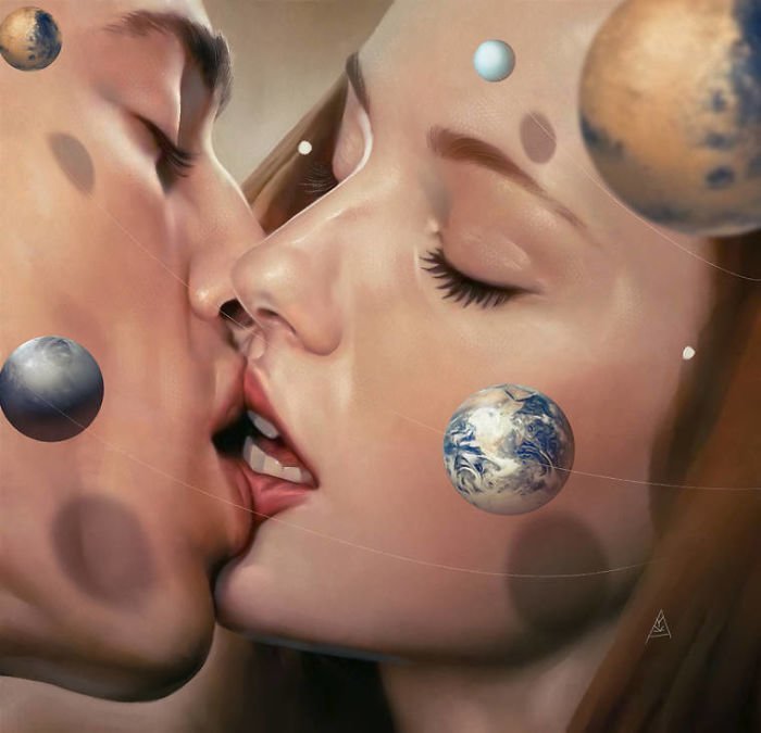 Турецкий художник создаёт чувственные иллюстрации о женщинах