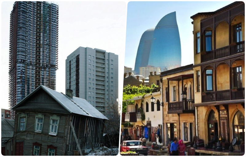 На стыке времен: контрасты современных городов