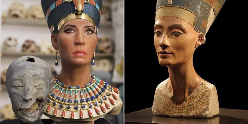 Лицо царицы «Нефертити» восстановили с помощью 3D-сканирования древней мумии