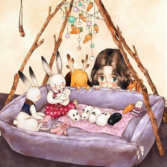 Корейская художница рисует детские сны