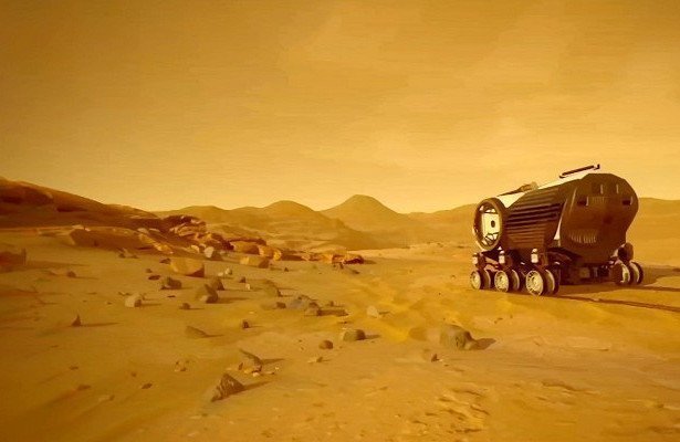 «Российскую военную колонну» обнаружили на Марсе