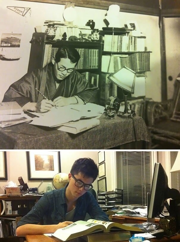 «Я воспроизвёл фотографию моего деда, когда он учился в университете Хитоцубаси»
