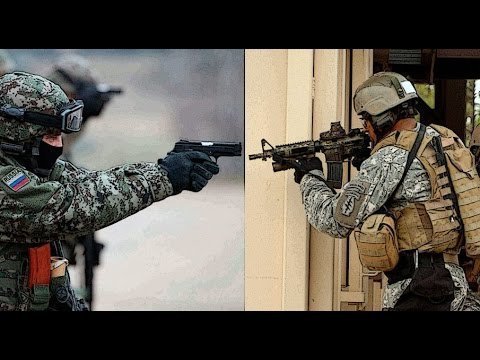 Russian Spetsnaz ''ALFA'' officer Dmitri Stepanov Vs. US Marine officer Dennis 