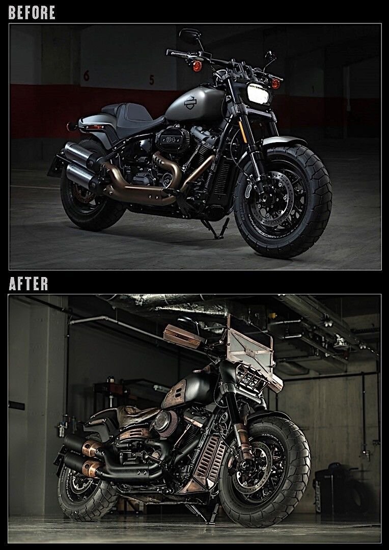 Fat Max - постапокалиптический кастом-байк Harley-Davidson