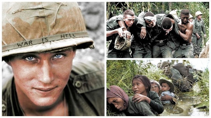 Война во Вьетнаме: классические черно-белые снимки теперь в цвете