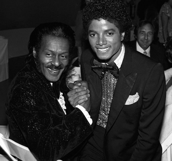 4. Чак Берри и Майкл Джексон, 1979