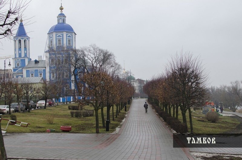 Тамбов. Прогулка по берегу Цны