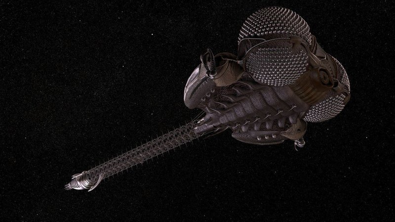 Космический корабль «Lexx» - это самое могущественное оружие разрушения в двух вселенных. 