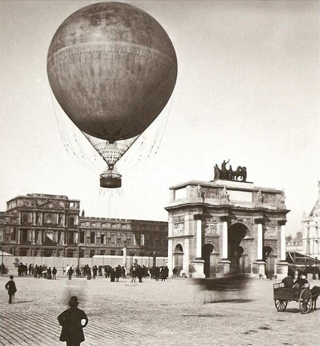 4. Гонки на воздушных шарах во Франции были в 1900 году