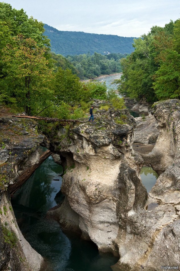 Хаджохская теснина фото летом