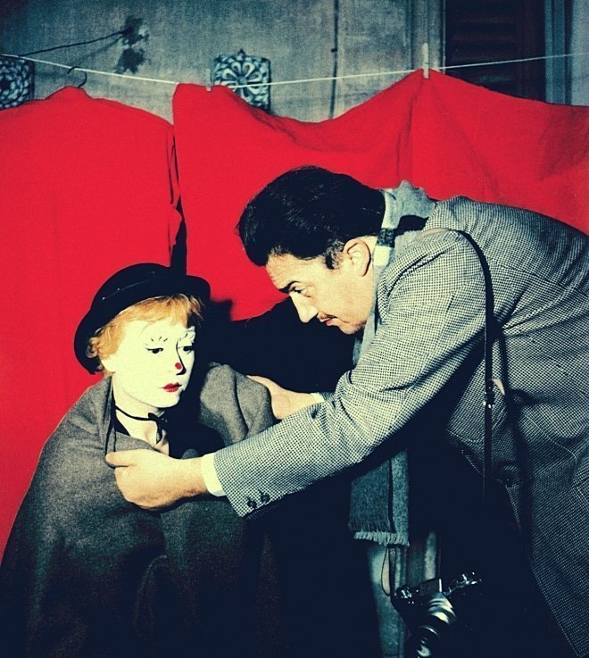 "Ла Страда" (1954) Федерико Феллини  и Джульетта Мазина.