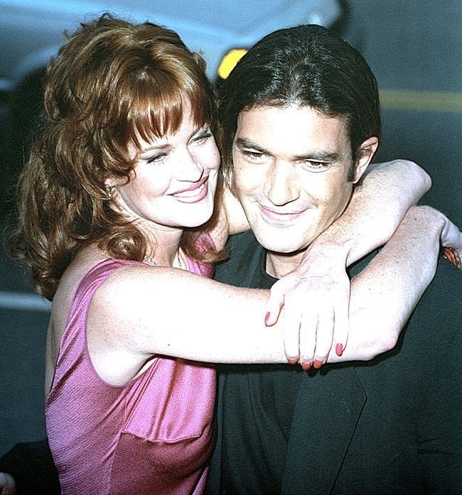 Мелани Гриффит и Антонио Бандерас на премьере "Десперадо" в Лос-Анджелесе (21 августа 1995 года).