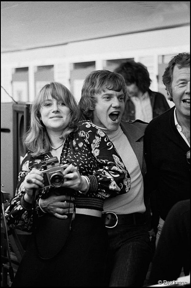 Хелен Миррен и Малкольм Макдауэлл в 1973 году.