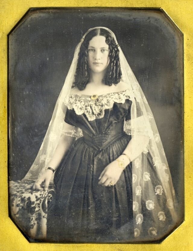 Свадебные фотографии Викторианской эпохи 1840—1860-хх годов